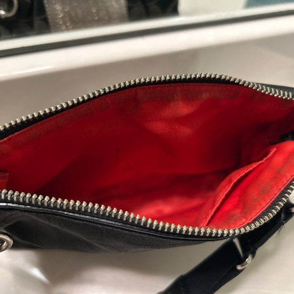 Coach Black Leather Crossbody Bag - Picture 3 of 4